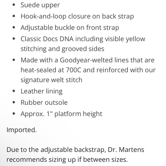 Dr. Martens Jorge II Warm Stone ButterSoft Suede Sandal US M6 L7 EU 38 - Picture 6 of 15